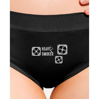 Souprava dámského spodního prádla Bastard Heavy smoker dámské kalhotky Black