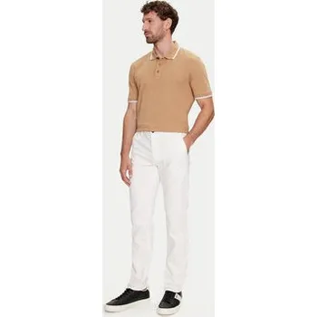 Pánské oblečení Boss Chino kalhoty Chino_Slim 50510933 Béžová Slim Fit 32_32