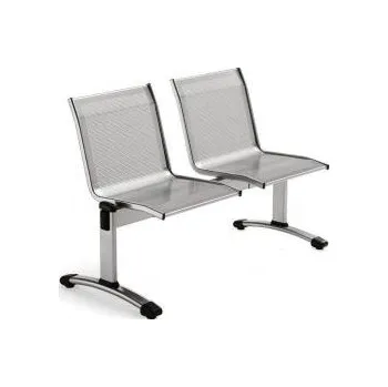 Lavice, multisedák OMP Star, RAL9006 šedá - 2 místná