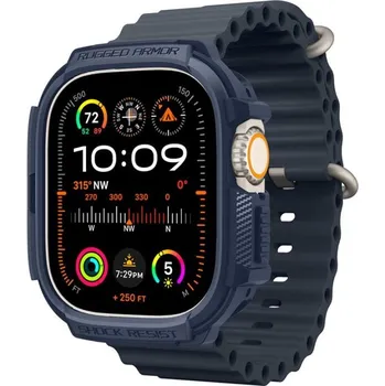 Řemínek na hodinky Spigen Rugged Armor Spigen Rugged Armor - kryt pro Apple Watch Ultra 2/1 49mm, modrá Modrá