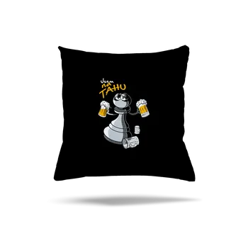 Polštář Bastard Na tahu polštář Black