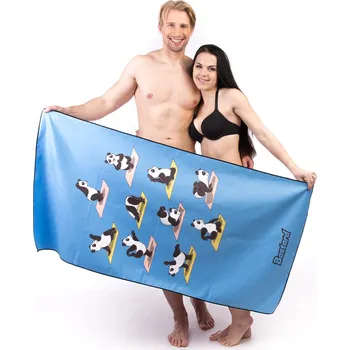 Bastard Pandí jóga rychleschnoucí osuška - modrá