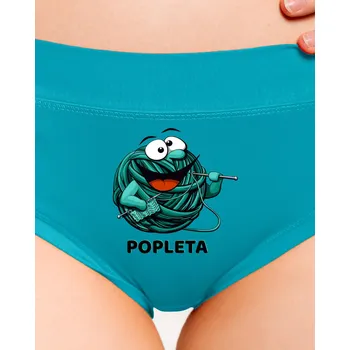 Souprava dámského spodního prádla Bastard Popleta dámské kalhotky Turquoise