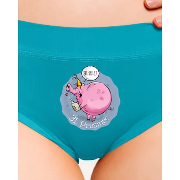 Souprava dámského spodního prádla Bastard 31. Prasinec dámské kalhotky Turquoise