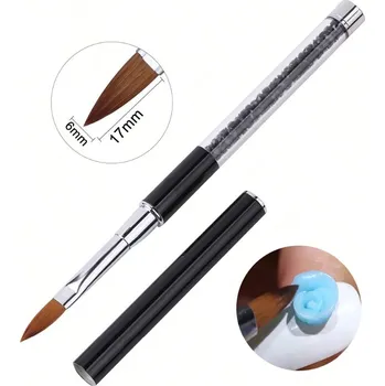 Štětec na zdobení nehtů, štětec na gel akryl nail art | štětec, doplněk - 17