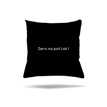 Polštář Bastard Seru na potisk polštář Black