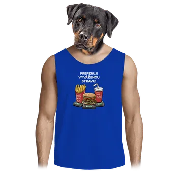 Pánské tílko Bastard Vyvážená strava pánské tílko Royal Blue