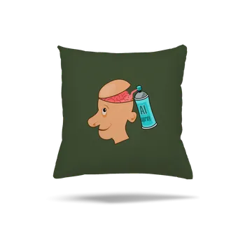 Polštář Bastard AI spray polštář Olive Green