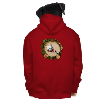 Pánská mikina Bastard Vinný horoskop: Vodnář pánská mikina na zip Red