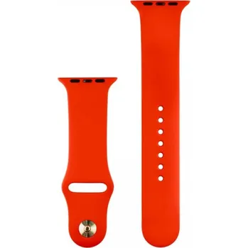 Řemínek na hodinky Coteetci Silicone Sports Band COTEetCI silikonový sportovní řemínek pro Apple Watch Series 1-9 (38/40/41mm) / 10 (42mm), červený Černá