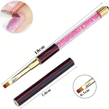 Štětec na zdobení nehtů, štětec na gel akryl nail art | štětec, doplněk - 29