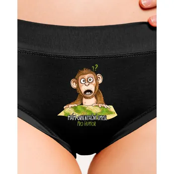 Souprava dámského spodního prádla Bastard Orientační smysl dámské kalhotky Black