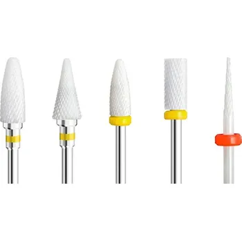 5 ks Frézky na nehty pro gelové nehty doma | bruska, nástroje na manikúru - 05 5 ks