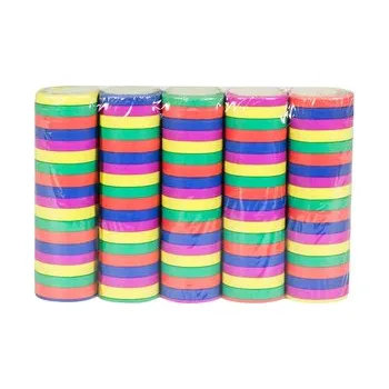 Karnevalový kostým Barevné serpentýnové role 5 ks 4 m 49A36