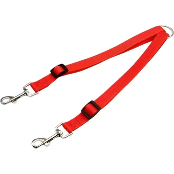 Vodítko pro psa Star Vodítko rozdvojka pro psy Barva: Červená