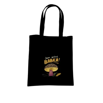 Nákupní taška Bastard Babka a hříbeček taška Black