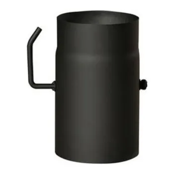Kouřovod Kouřová trubka s klapkou průměr 120-250 mm plech 1,5 mm