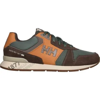 Pánská obuv Pánská volnočasová obuv Helly Hansen ANAKIN LEATHER 2 8.5 Hnědá, Tmavě zelená, Oranžová, Mix