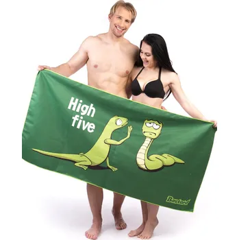 Bastard High Five rychleschnoucí osuška - zelená