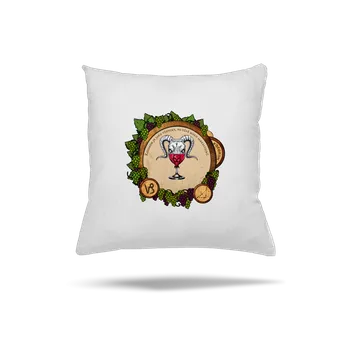 Polštář Bastard Vinný horoskop: Kozoroh polštář White