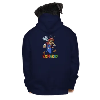 Pánská mikina Bastard Komario pánská mikina na zip Navy