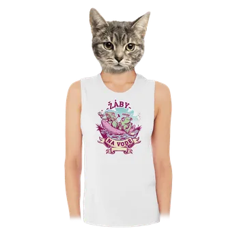 Bastard Žáby na vodě dámské tílko volné White