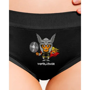 Souprava dámského spodního prádla Bastard Ventiláthor dámské kalhotky Black