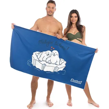 Bastard Miluju tulení rychleschnoucí osuška - modrá