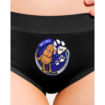 Souprava dámského spodního prádla Bastard Psí horoskop: Vodnář dámské kalhotky Black