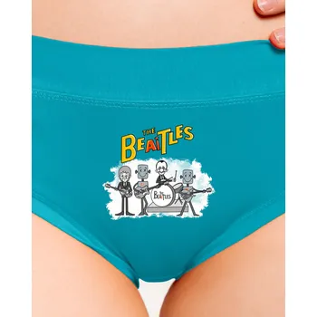 Souprava dámského spodního prádla Bastard AI Beatles dámské kalhotky Turquoise