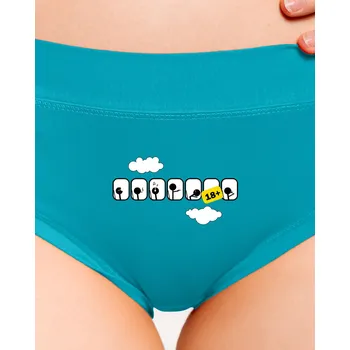 Souprava dámského spodního prádla Bastard Letadlo dámské kalhotky Turquoise