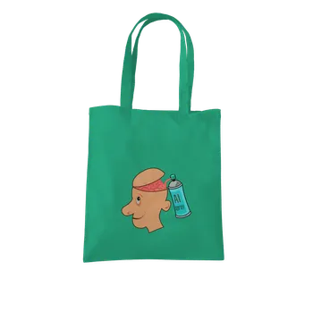 Nákupní taška Bastard AI spray taška Mint