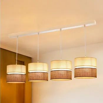 Brilagi - Lustr na lanku ROYAL YUTE 4xE27/15W/230V béžová/krémová/bílá