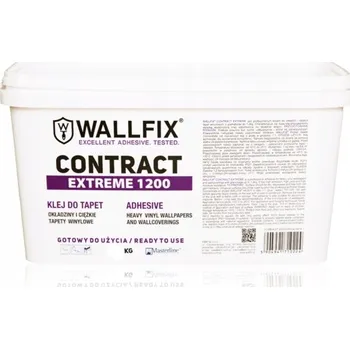 Průmyslové lepidlo Lepidlo připravené k použití na vinylové a těžké tapety Wallfix Contract Extreme 2,5 kg