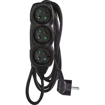 Prodlužovací kabel Prodlužovací kabel 3Z 3m černá