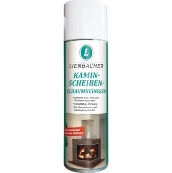 Čistič komínů Pěnový čistič krbových skel 300 ml