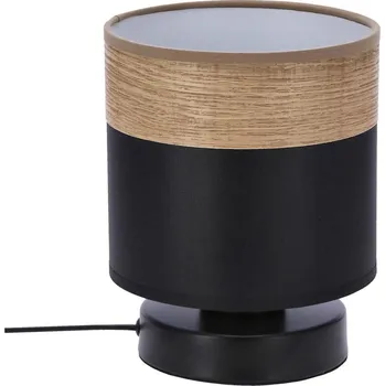 Lampička Stolní lampa PORTO 1xE27/60W/230V černá/hnědá + záruka 3 roky