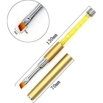 Štětec na nail art pro gelové a akrylové nehty | štětec, nástroj na nehty - 12