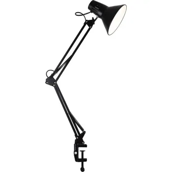 Lampička Stolní lampa WORKER 1xE27/10W/230V černá + záruka 3 roky