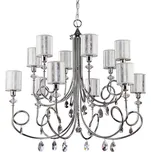 Jupiter 1596 - DE 12 CH - Křišťálový lustr DELFINA 12xE14/40W