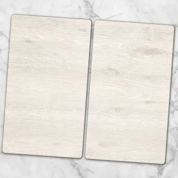 Obraz Stylová a Odolná Skleněná Prkénka s potiskem Jemná Béžová Prkénka 2x30x52