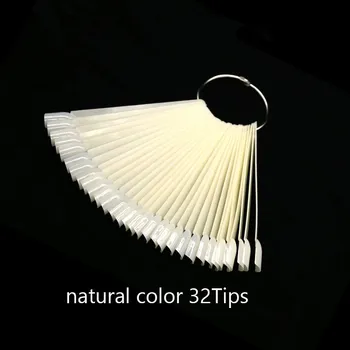 Umělé nehty 50dílný vzorník na nehty vějířový oválný tvar | vzorník nehtů, nehtové doplňky - 05