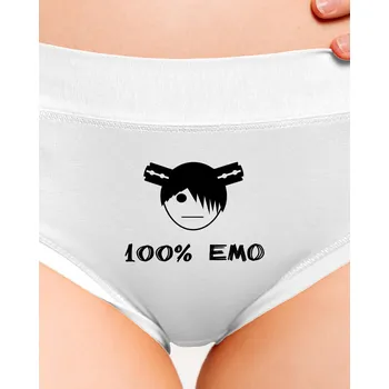 Souprava dámského spodního prádla Bastard 100% emo dámské kalhotky White