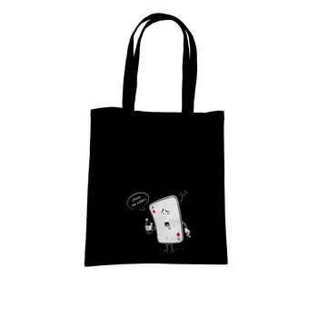 Nákupní taška Bastard Jsem na káry taška Black