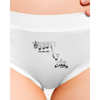 Souprava dámského spodního prádla Bastard Do re mi fall dámské kalhotky White