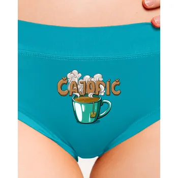 Souprava dámského spodního prádla Bastard Čajopíč dámské kalhotky Turquoise