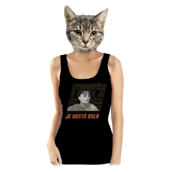 Bastard B18: Atmosféra u stolu dámské tílko klasické Black