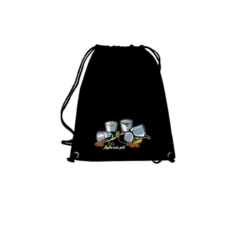 Sportovní vak Bastard Pilo nás pět vak Black