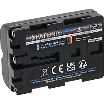 PATONA - Aku Sony NP-FM500H 2250mAh Li-Ion Platinum USB-C nabíjení