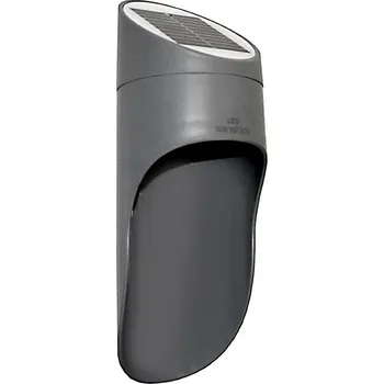 Venkovní osvětlení LED Solární nástěnné svítidlo PALESA LED/1W/3,7V IP65 1800 mAh šedá